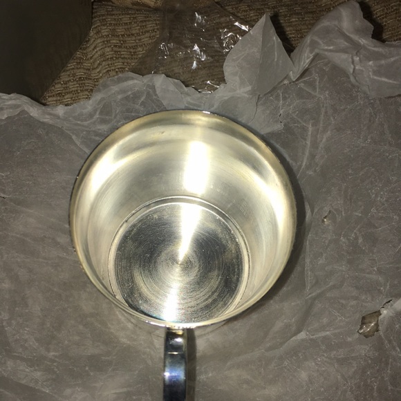 🔘NWT VTG Silver-plated engravable baby cup - Picture 9 of 16